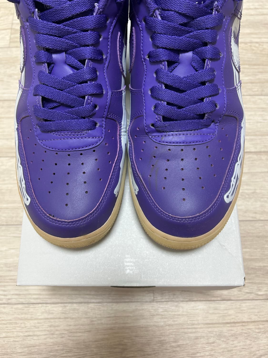 나이키 에어포스 1 로우 '07 퍼플 스켈레톤 상품이미지6