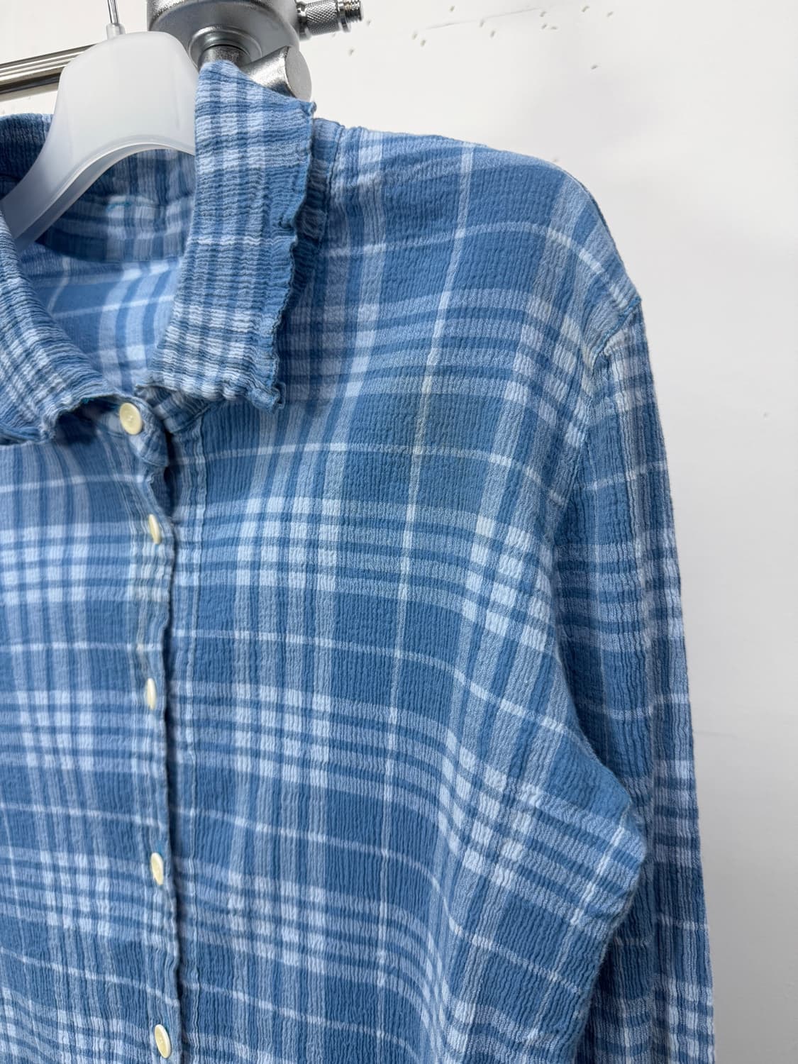 Tsumori Chisato Crinkle Check Cardigan 상품이미지4