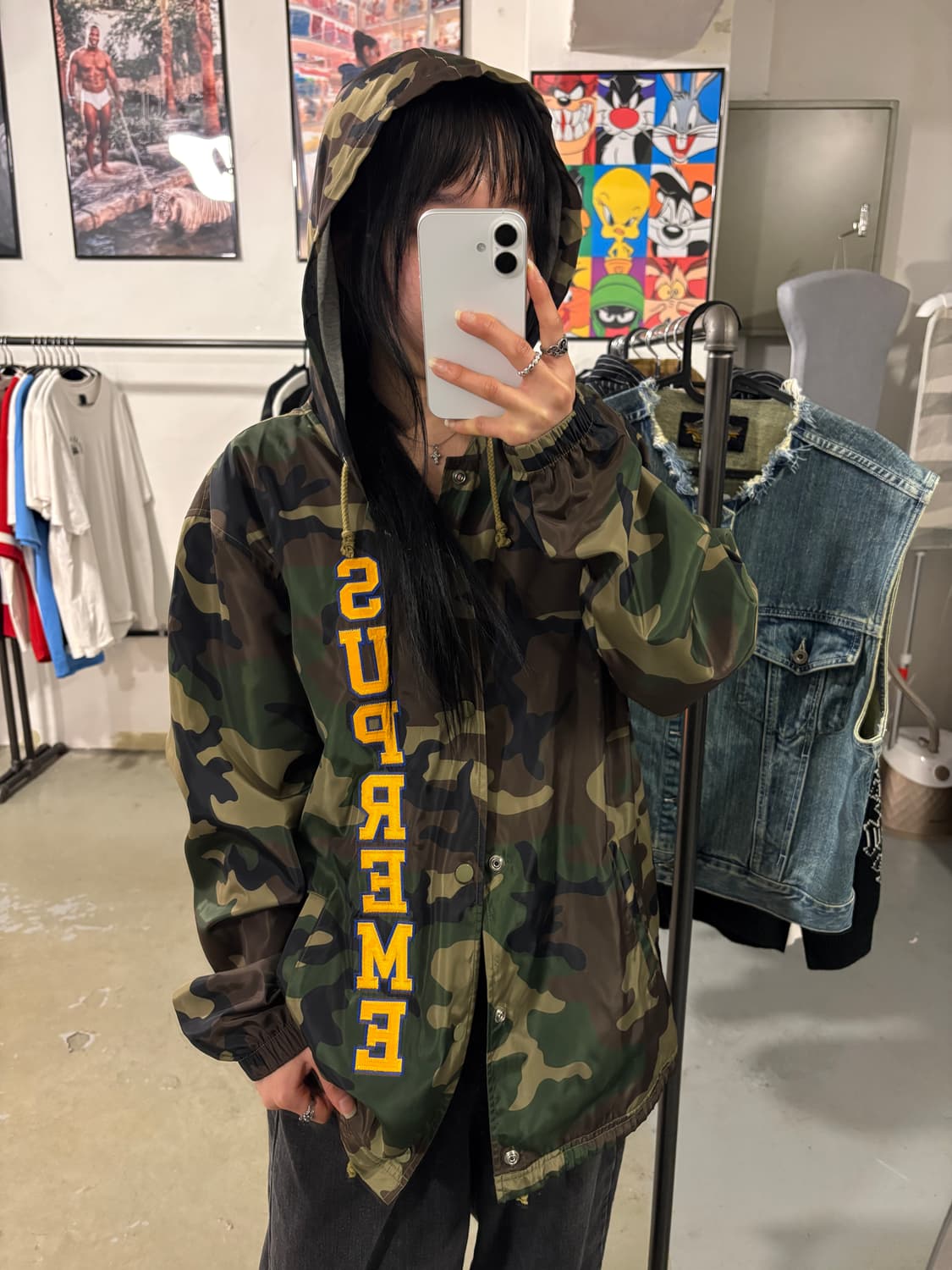 스투시 카모 버티컬 자켓  상품이미지2