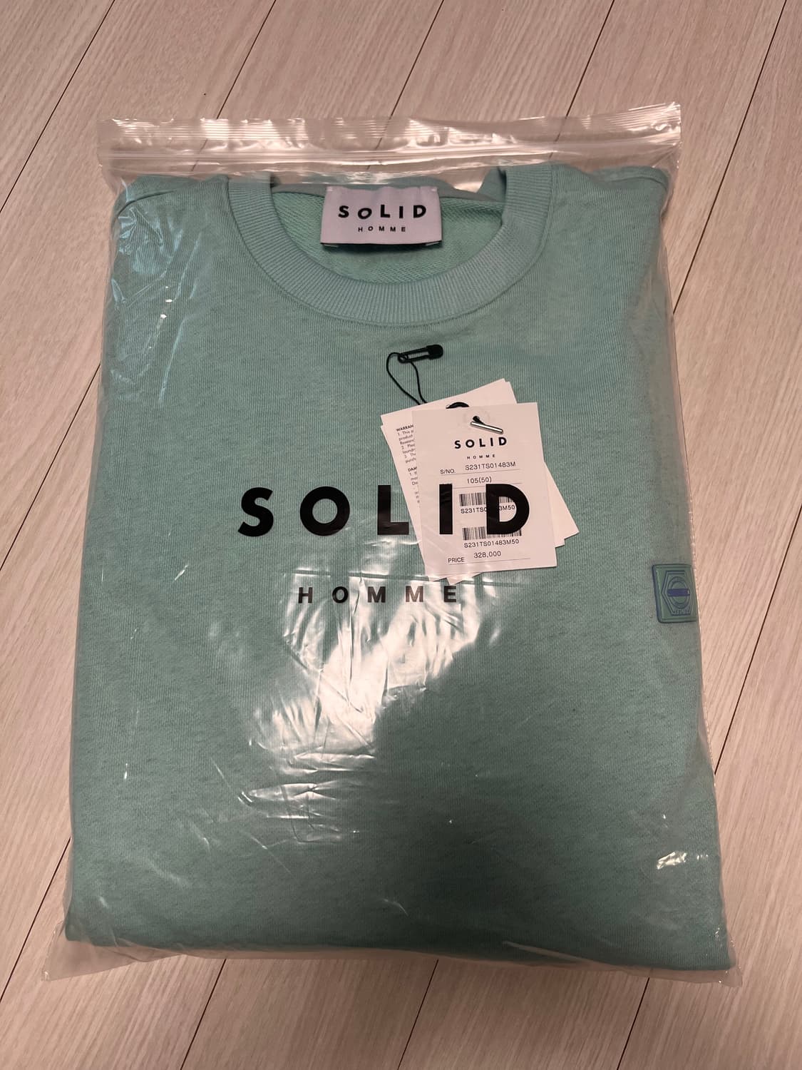 새상품)솔리드옴므 맨투맨 50사이즈 상품이미지1