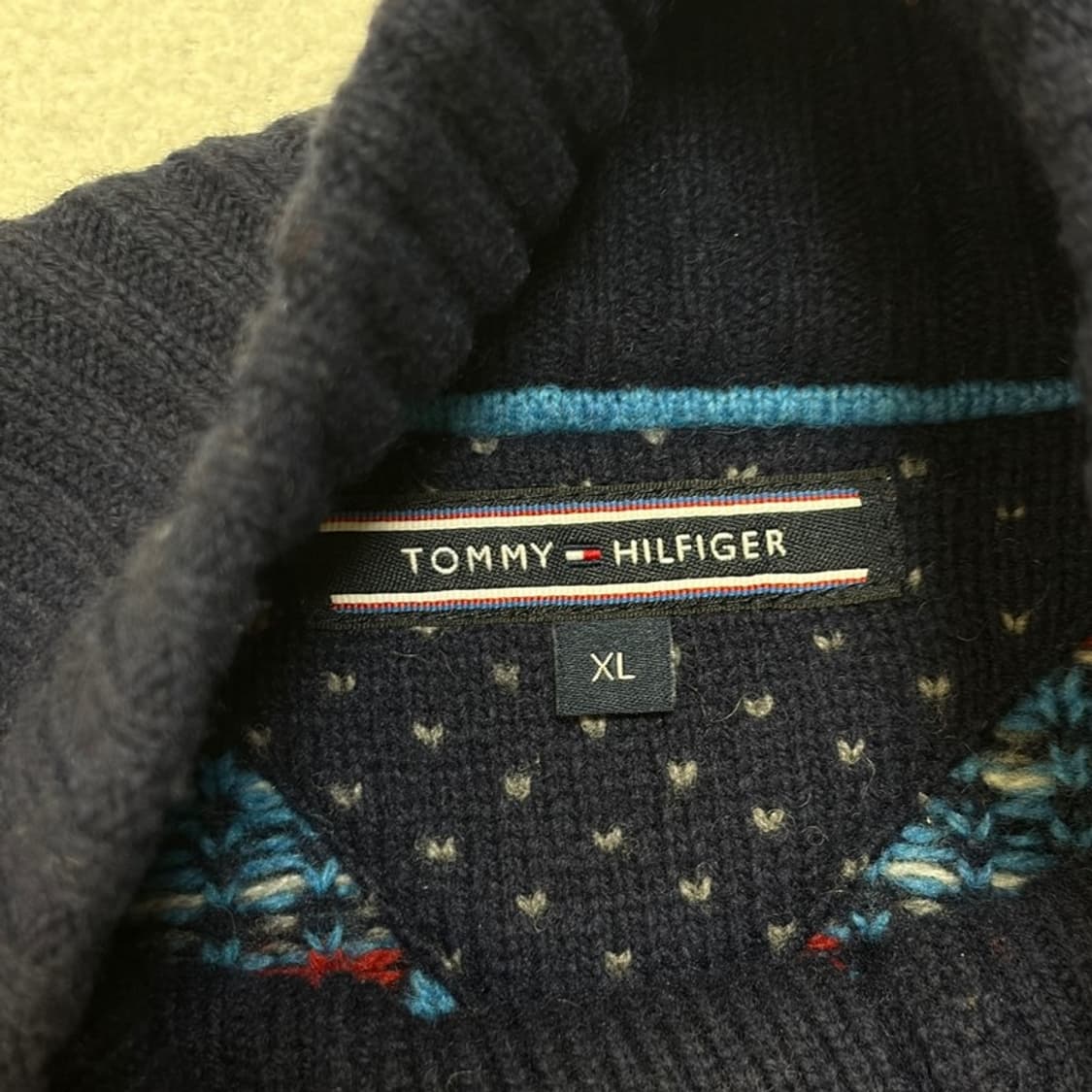 타미힐피거 노르딕 니트 가디건 XL 상품이미지5