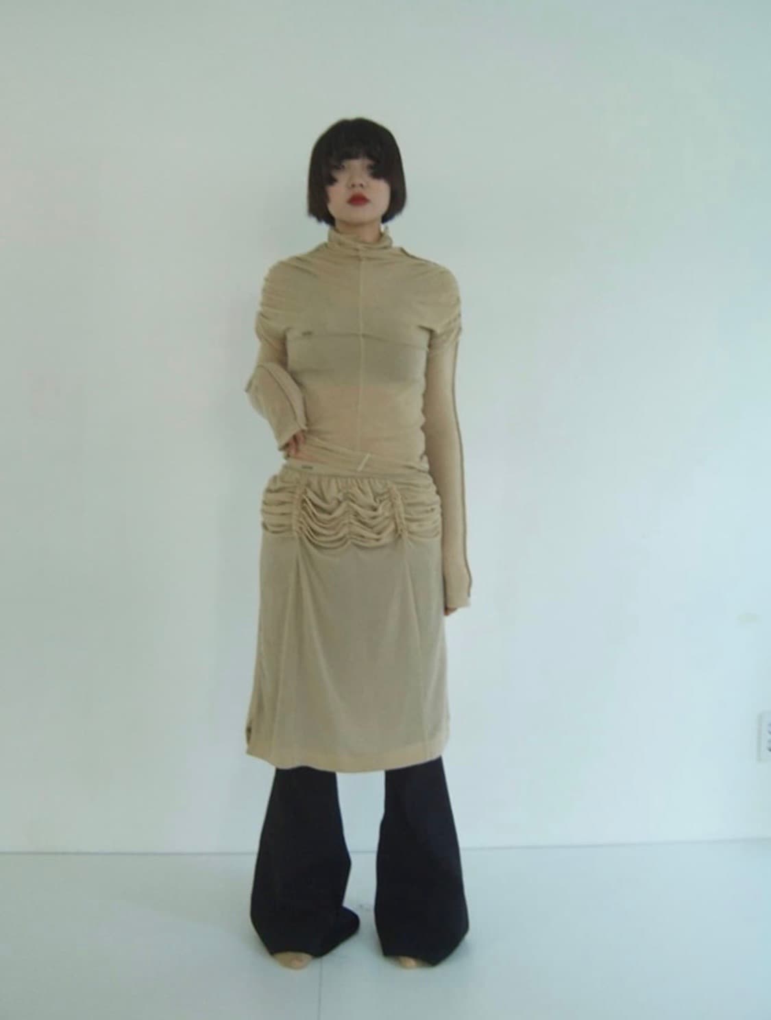 eonts 러버밴드 탑 (그레이) 상품이미지2