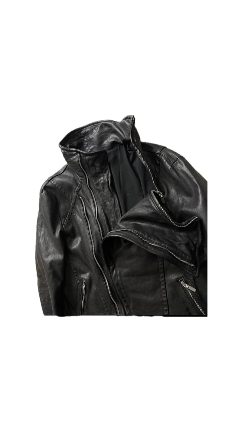 high-neck Italian sheepskin jacket 상품이미지2