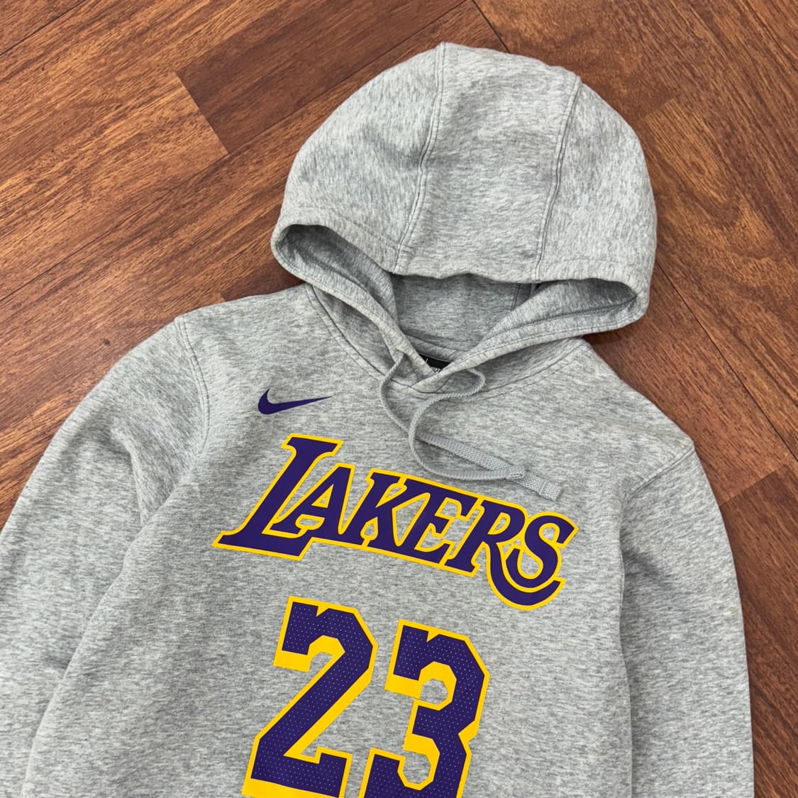 S 나이키 LA 레이커스 후드 티셔츠(르브론) 상품이미지3