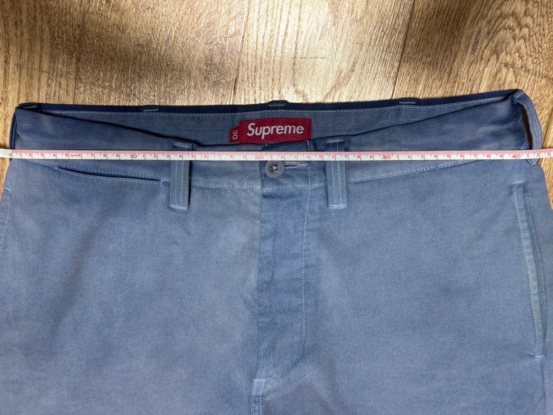 [30]슈프림 23fw 치노팬츠 워시드 네이비 Supreme 상품이미지4