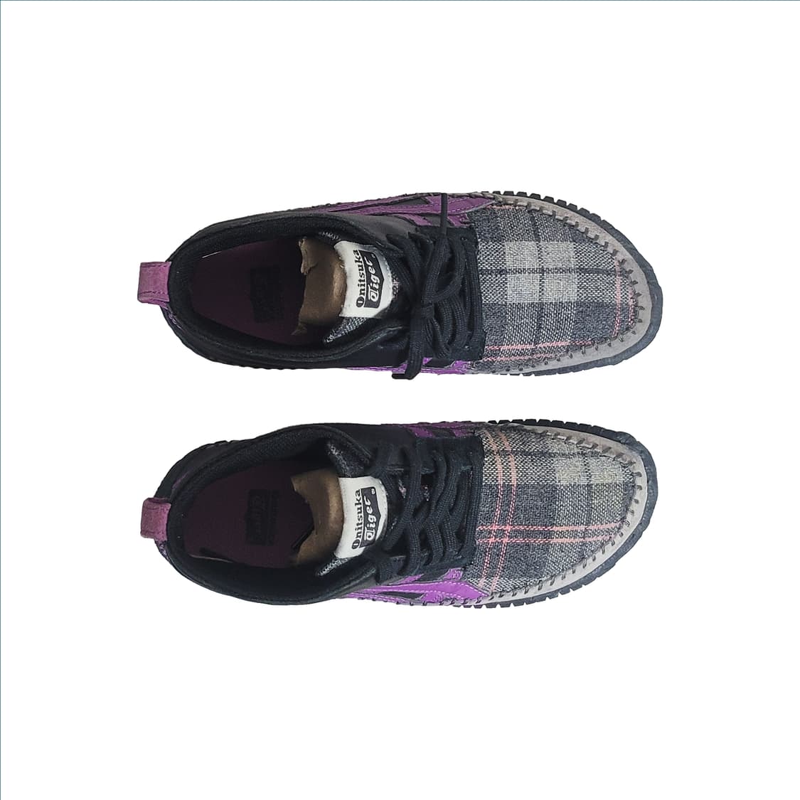 오니츠카타이거 츠나히키 퍼플 블랙 체크 230 상품이미지9