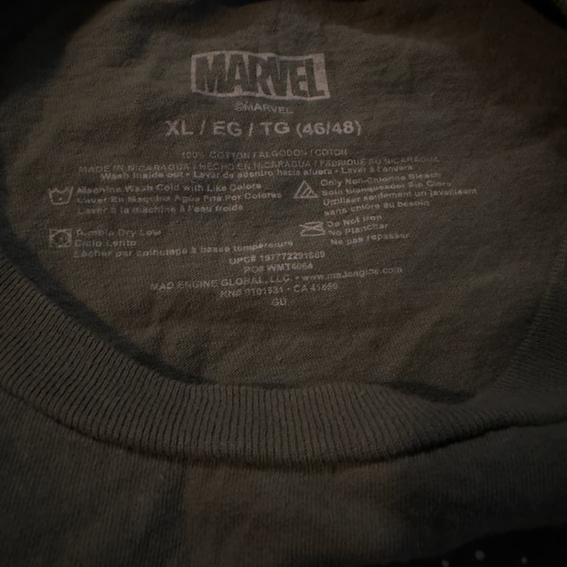 빈티지 마블 베놈 공식 티셔츠 상품이미지2