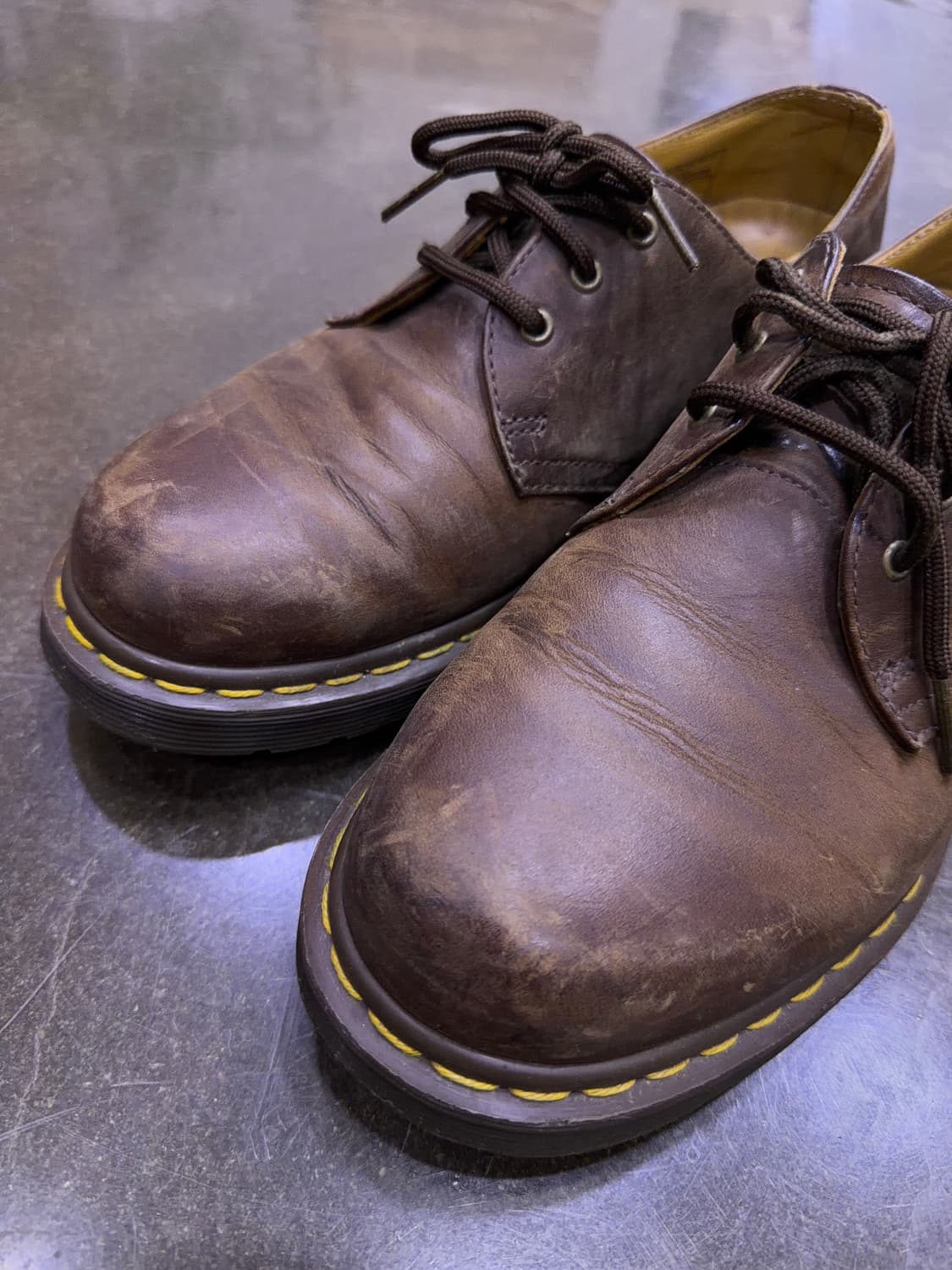 닥터마틴 1461 크레이지 호스 브라운 더비슈즈 260 상품이미지3