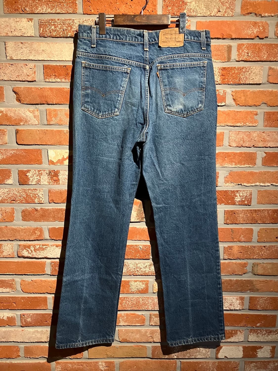 80s USA 빈티지 리바이스 517 오렌지탭 부츠컷 데님 팬츠 상품이미지5