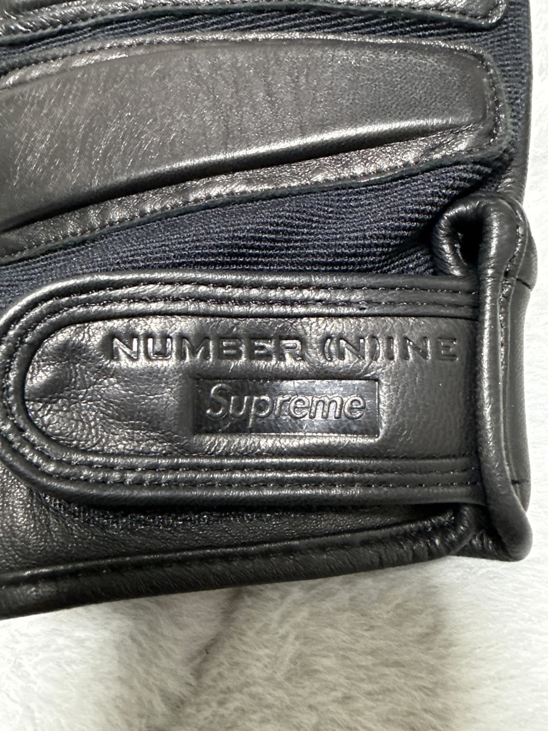 (레어) 슈프림 x 넘버 나인 25FW 레더 글러브 블랙 상품이미지5