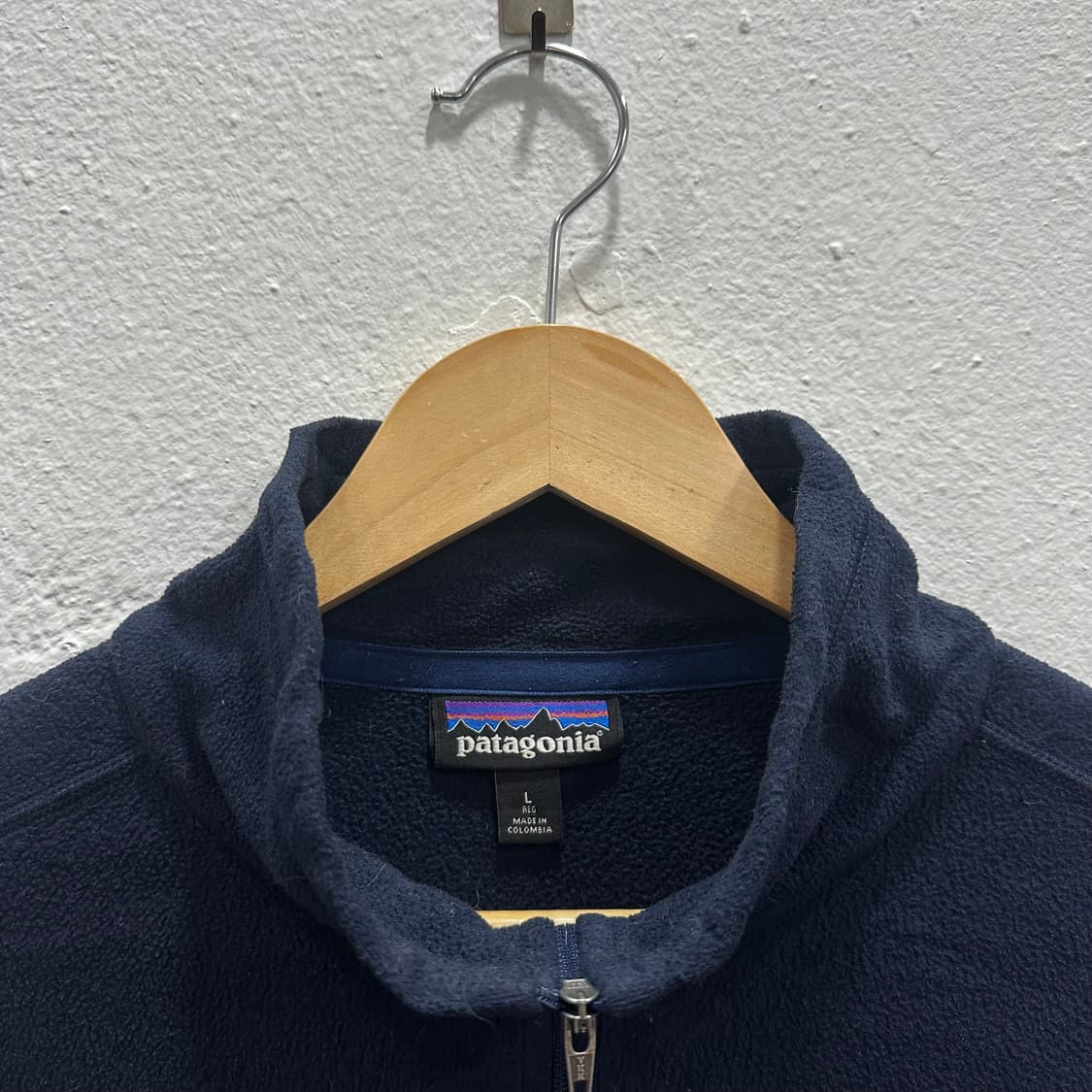 파타고니아 네이비 하프 플리스 풀오버L 상품이미지1
