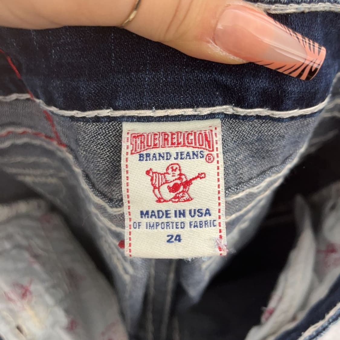 트루릴리전 빌리슈퍼티 Y2K 00's 데님팬츠 24인치 C08148 상품이미지6