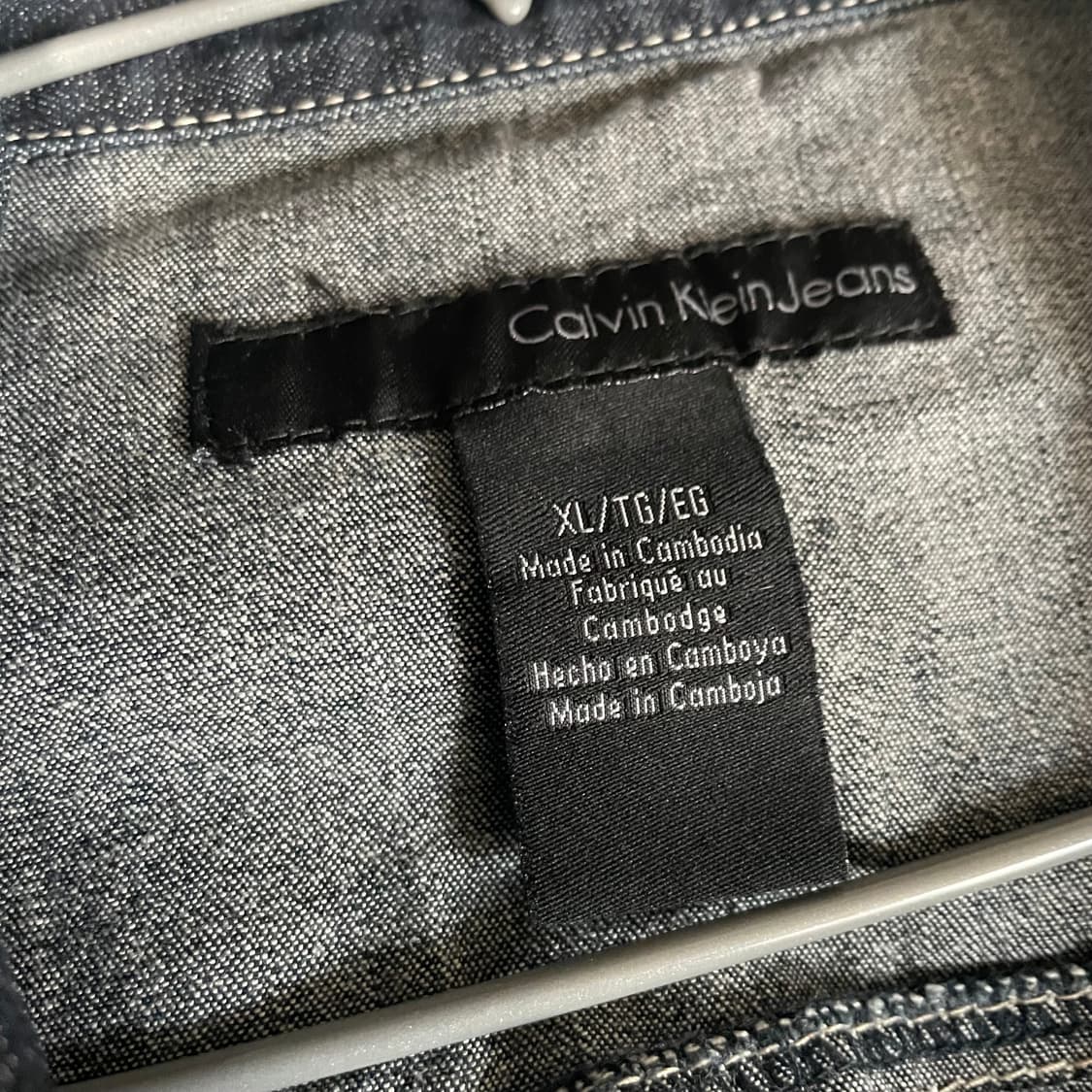 캘빈클라인 여성 진청 데님 자켓 청자켓 상품이미지5