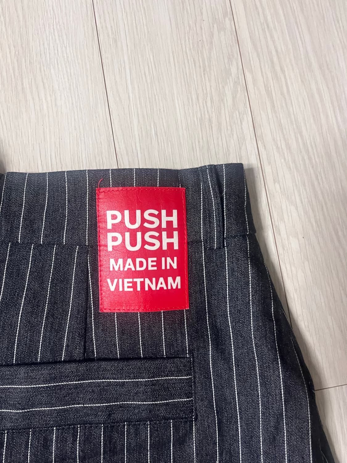 pushpush 스트라이프 팬츠 M사이즈 상품이미지4