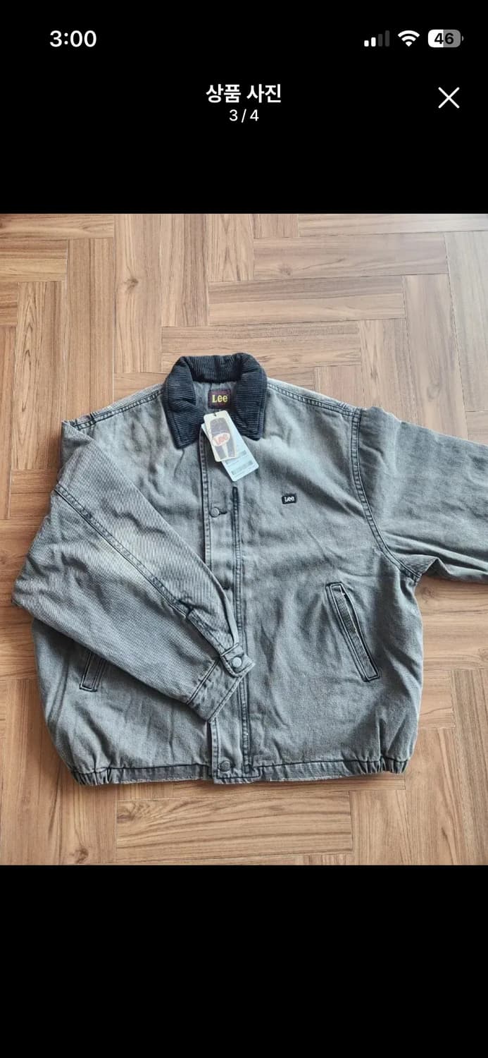 (텍있음)Lee 데님점퍼 새상품 상품이미지2
