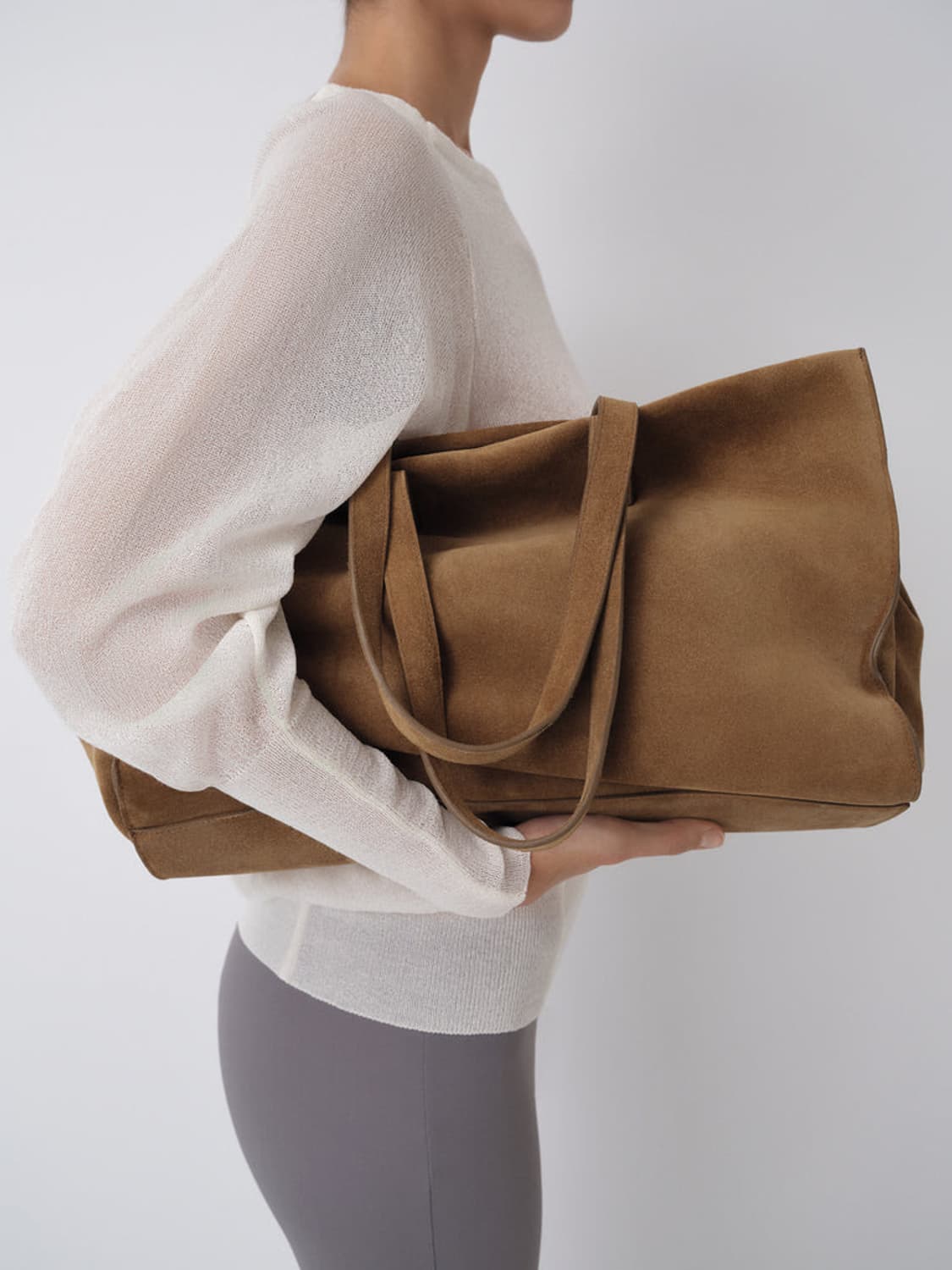 기마구아스 Maxi Shopper 맥시 쇼퍼백/베이지 상품이미지2