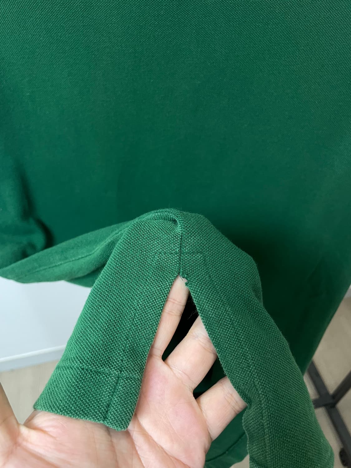 (M) 폴로 랄프로렌 커스텀핏 윔블던 그린 반팔 카라티 상품이미지5