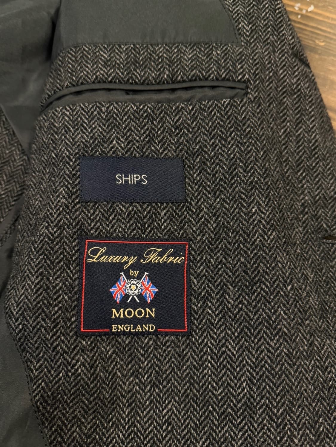 쉽스 문트위드 헤링본 자켓 남성95-100 상품이미지9