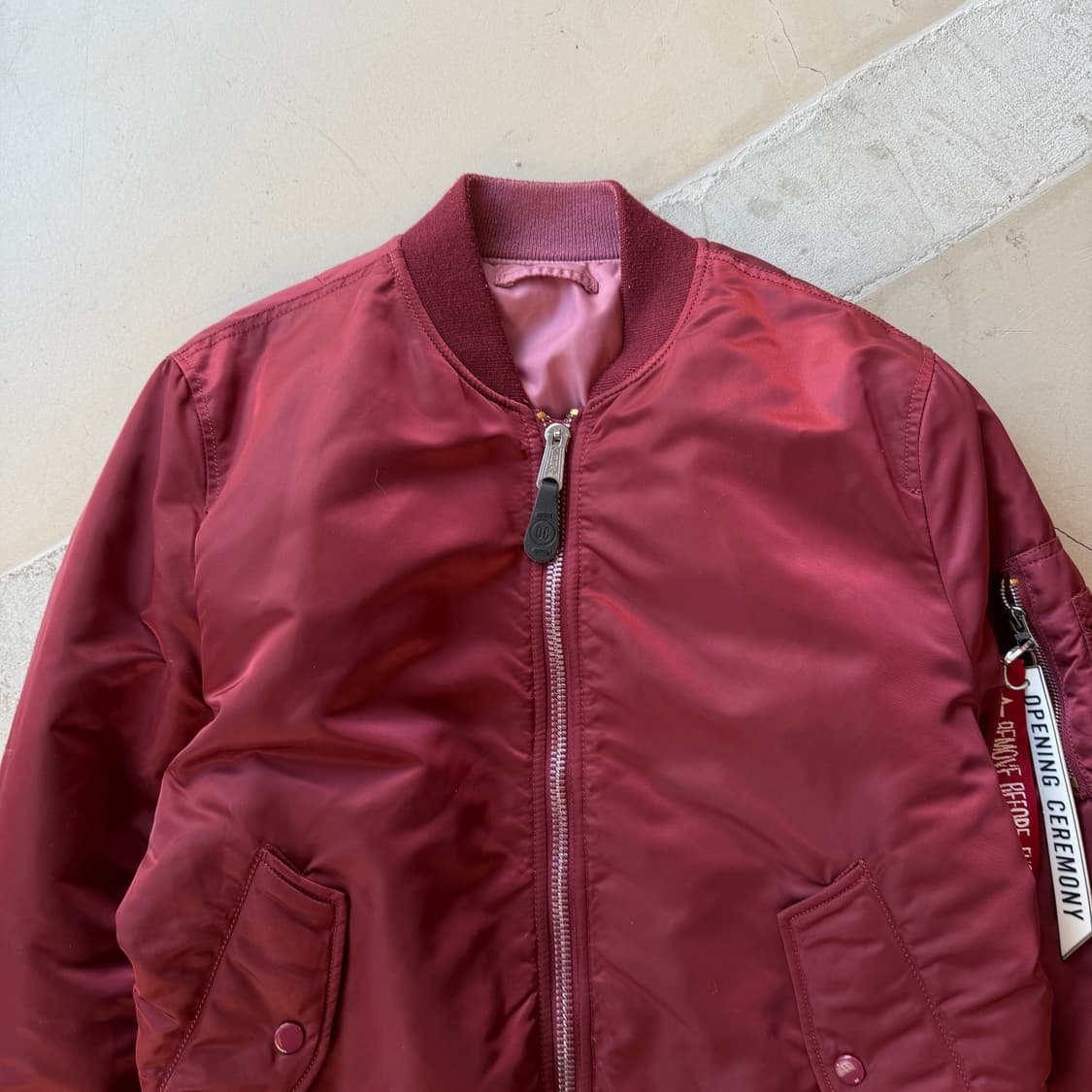 알파 인더스트리 x 오프닝 세레모니 플라이트 자켓 상품이미지4