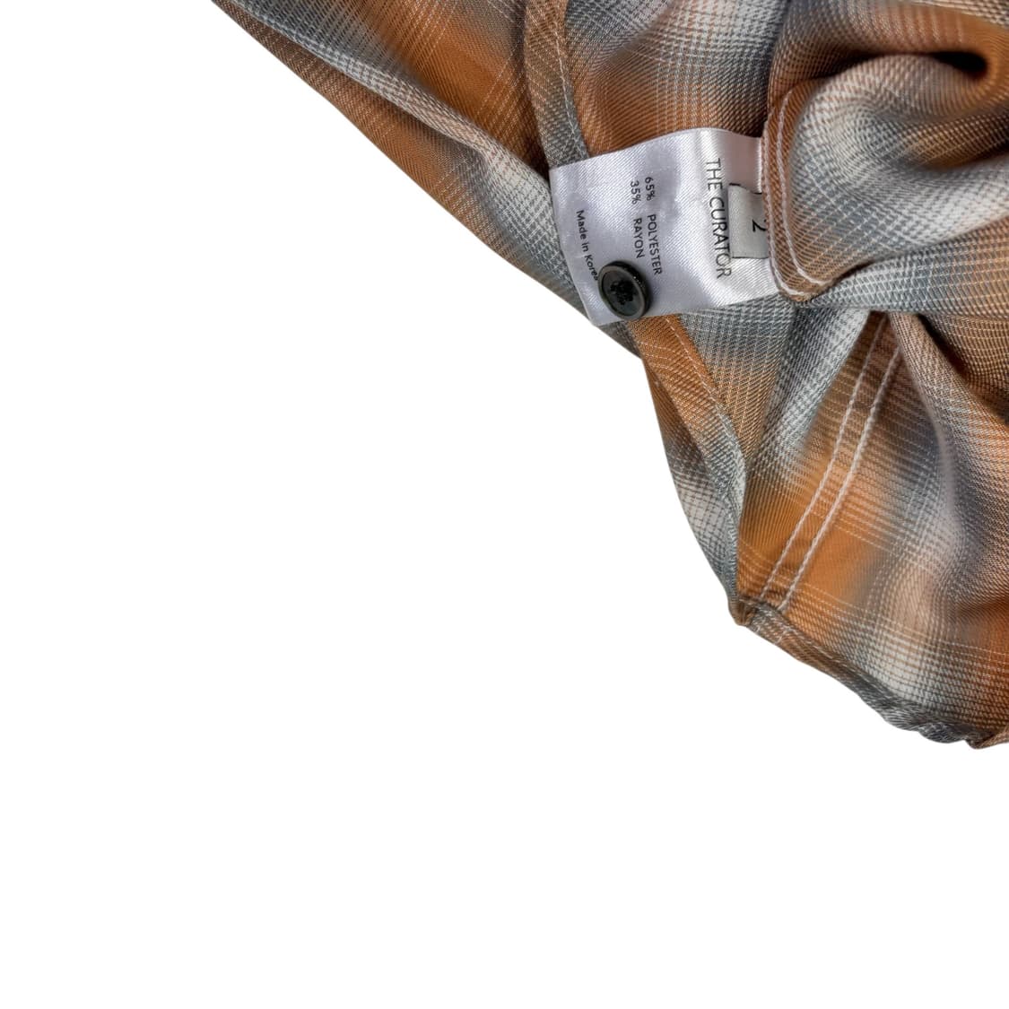 마티스 더 큐레이터 옴브레 체크 셔츠 상품이미지4