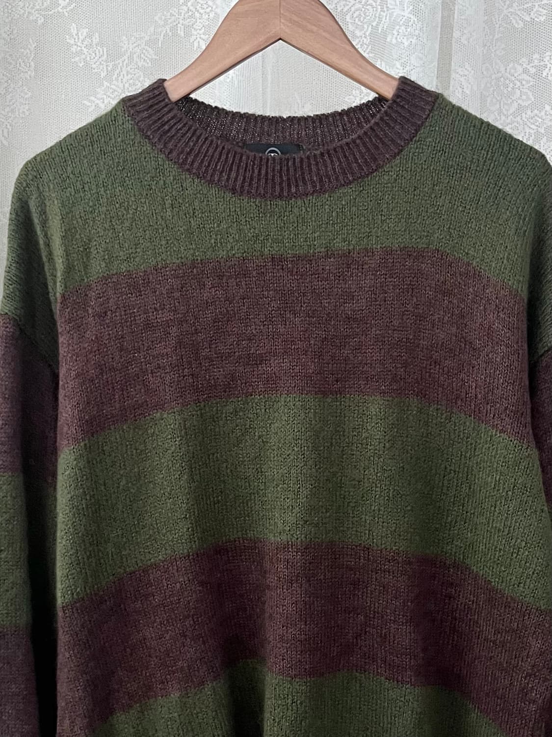 F) 리올그 REORG 드로 비비드 스트라이프 니트 상품이미지3