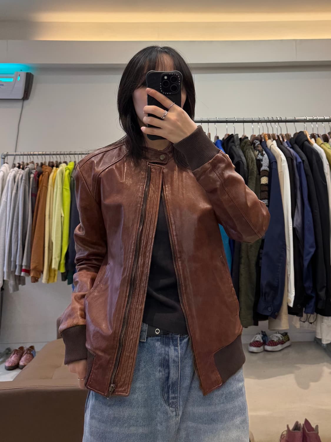 Armadio del luca 쉽 레더 자켓  상품이미지6