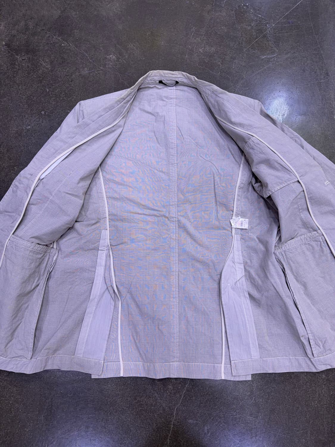 CP 컴퍼니 글렌체크 패턴 투버튼 블레이저 자켓 103 상품이미지8