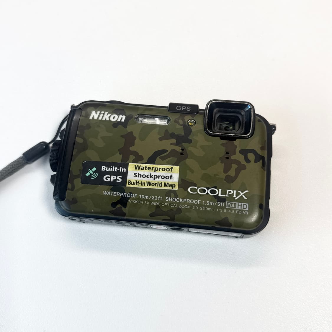 [S급] 니콘 쿨픽스 AW100 카모 디지털 카메라 디카 상품이미지1