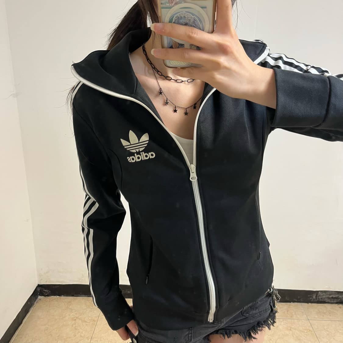 Adidas black Europa track jacket 상품이미지3
