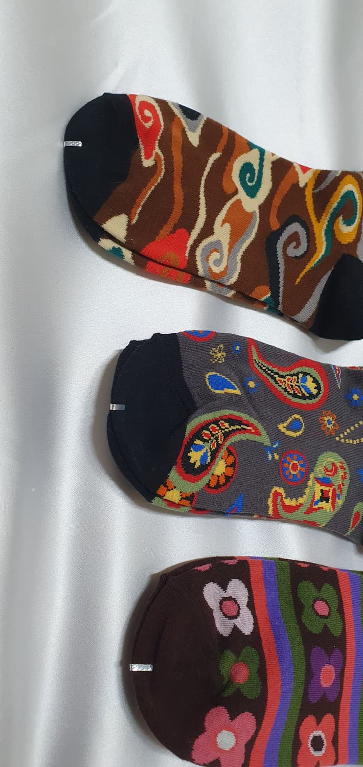 물결 꽃 깃털 CONNISTINE MUSEUM 코니스틴 뮤지엄 양말 상품이미지6