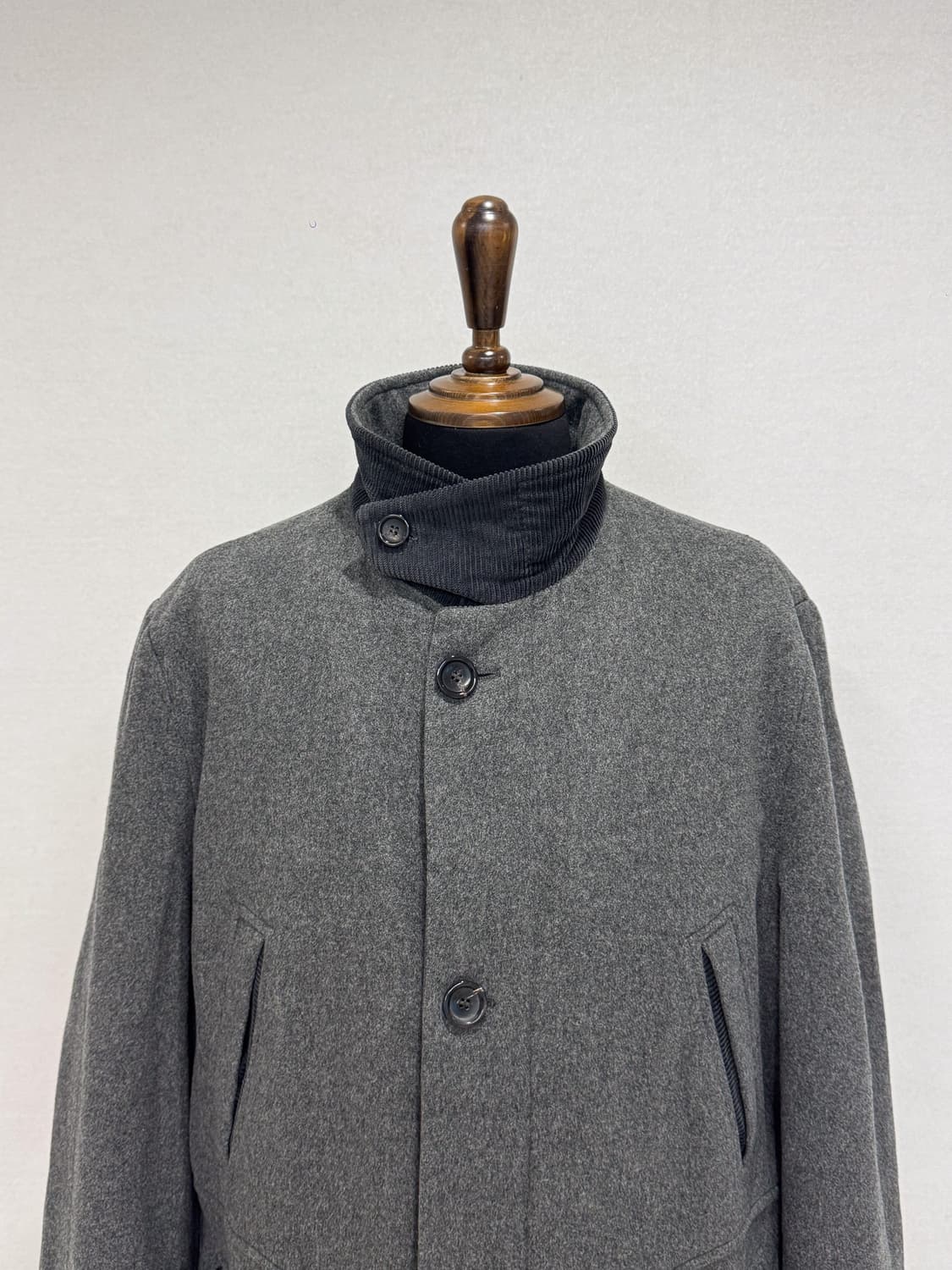 PAL ZILERI 울 하프 코트 상품이미지6