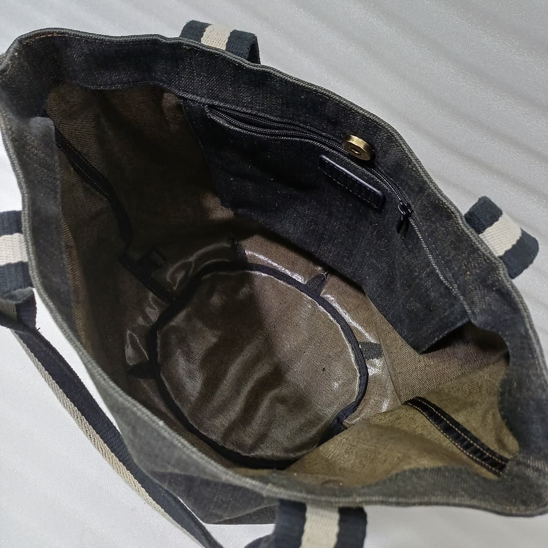 바니스뉴욕 데님 캔버스 토트백 숄더백 가방 훌륭 사랑봉봉 상품이미지5