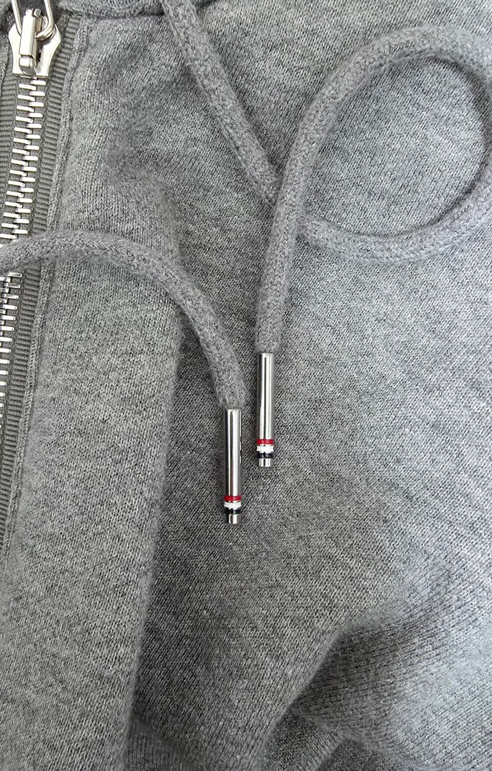 톰브라운 사선완장 릴렉스핏 후드집업 매드 그레이 2사이즈  상품이미지4