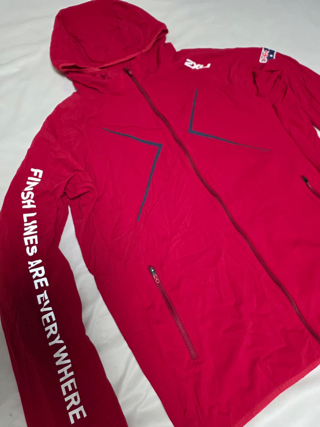 (미사용) 2XU 러닝 에어로 바람막이 XL 105 - 신축성, 리플렉스 상품이미지3