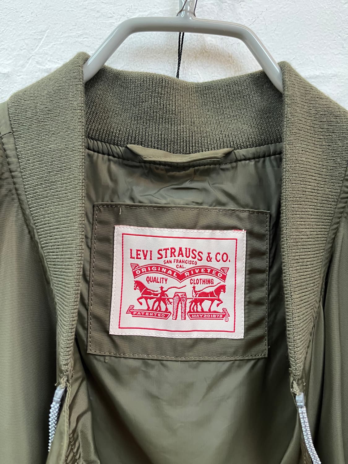 Levis 여성 카키 봄버자켓 L 상품이미지2