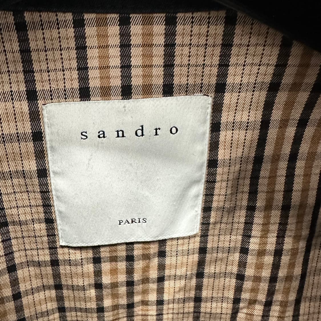 100 산드로 선페이드 남자 블루종 자켓 상품이미지4