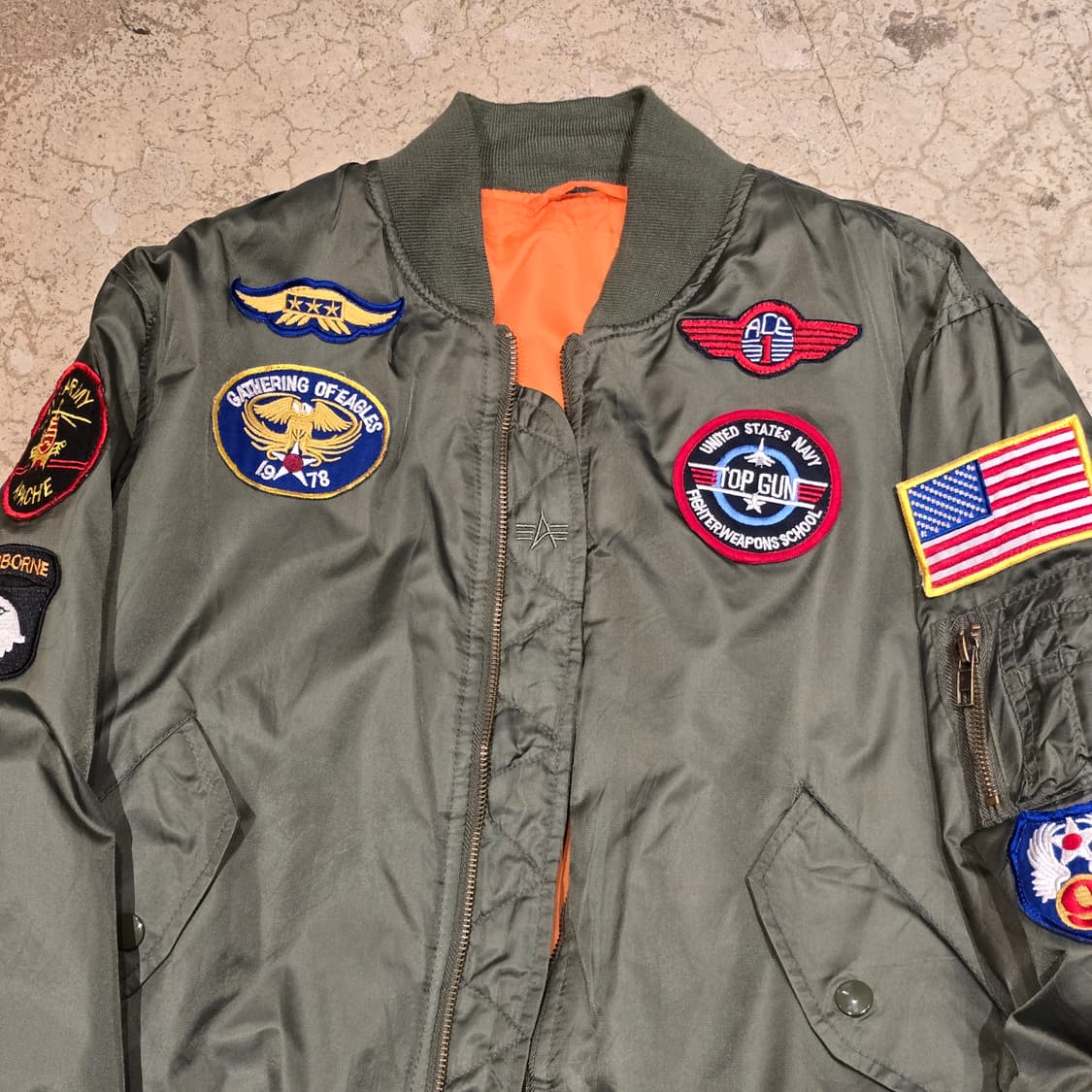 Alpha Industries MA-1플라이트 리버서블 자켓 상품이미지4
