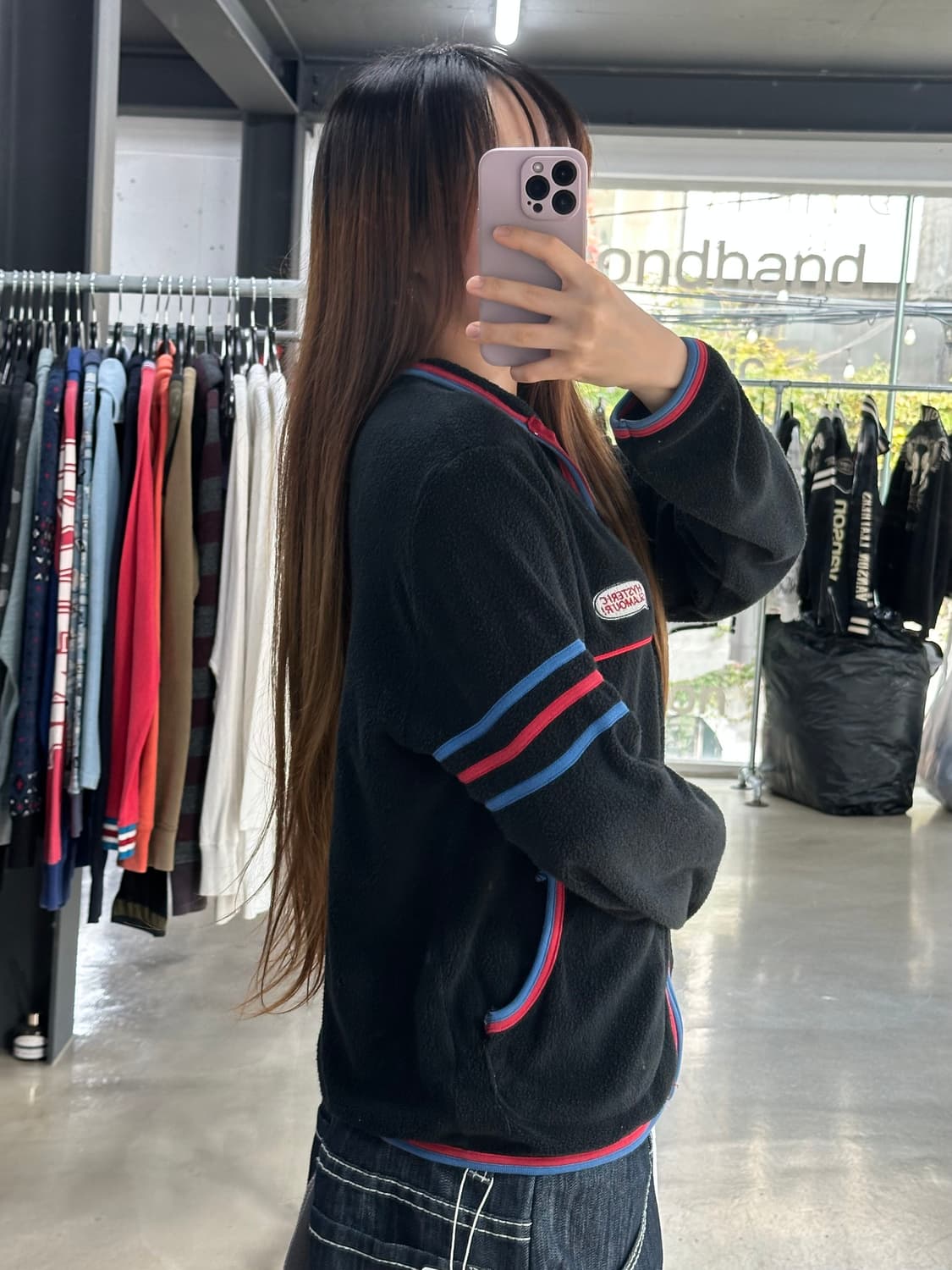 히스테릭글래머 태리 플리스 집업 상품이미지3