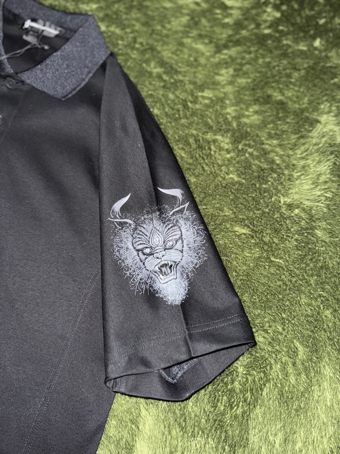 Y-3 요지 야마모토 뉴질랜드 올블랙스 폴로 티셔츠 블랙 상품이미지4