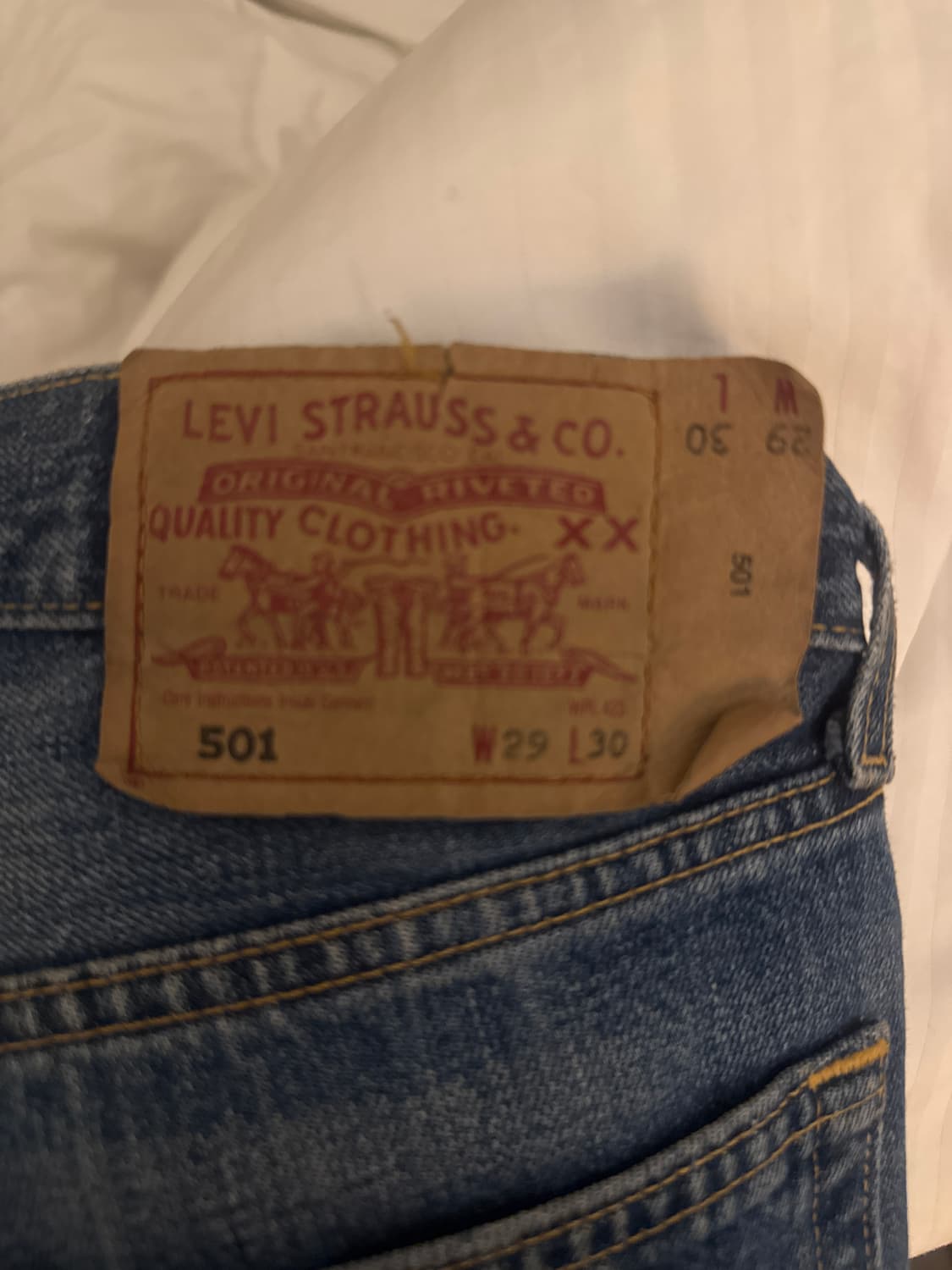 Levis vintage 501 정말 희귀템 프랑스에서 20만원구매 상품이미지1
