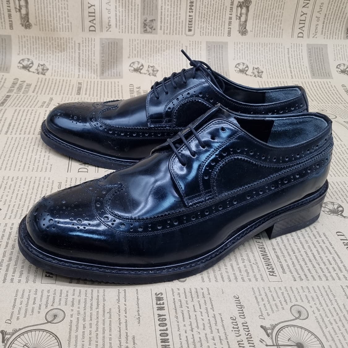 금강리갈 남성윙팁구두 실사이즈285 상품이미지1