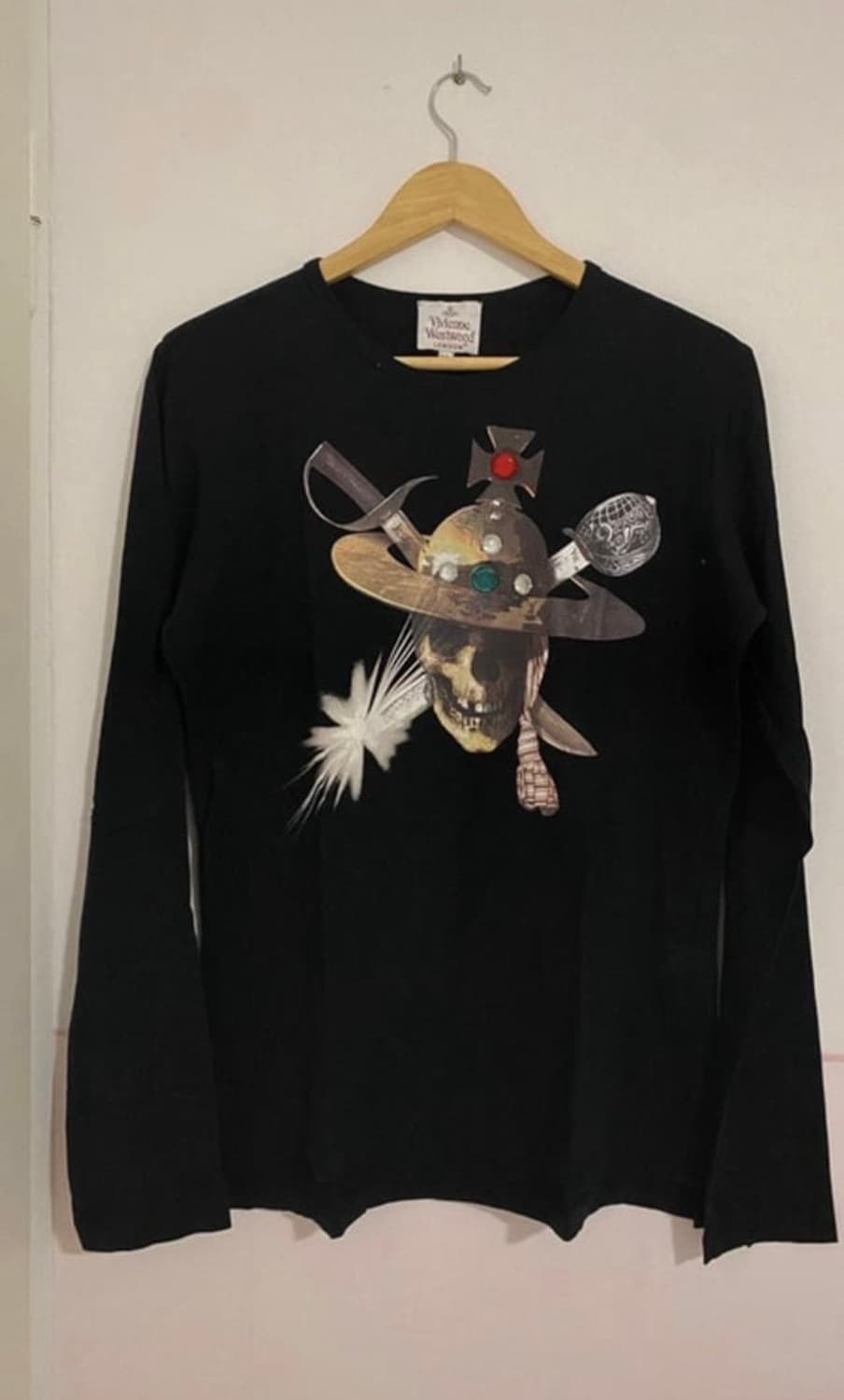 비비안 웨스트우드 skull long sleeve 상품이미지1