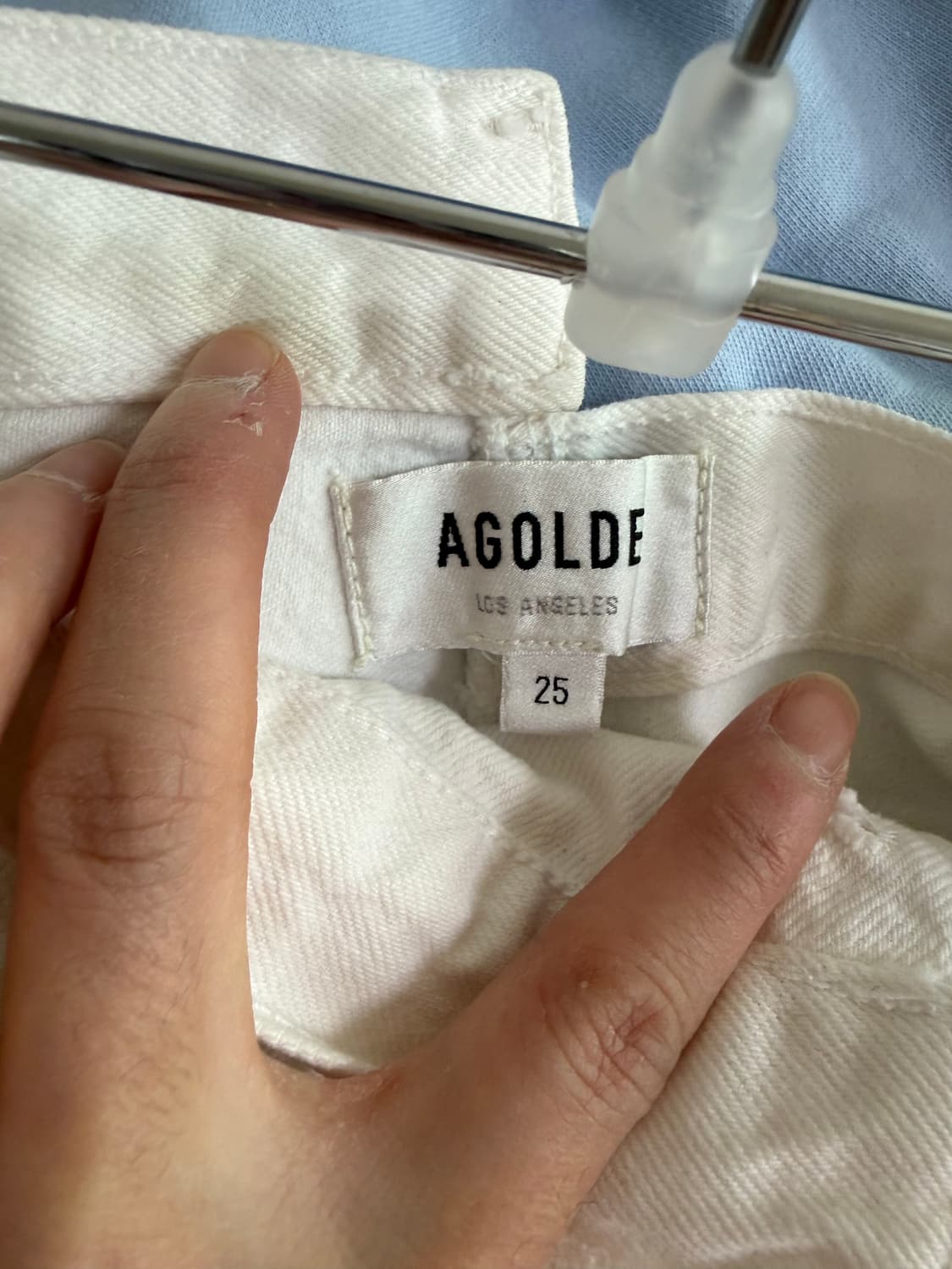 AGOLDE 크림 스트레이트 데님 25 상품이미지2