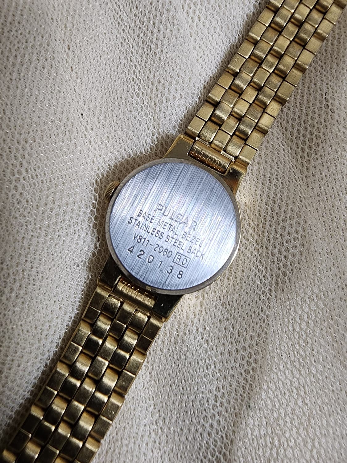 Pulsar 펄사  쿼츠 금장 여성 시계 상품이미지2