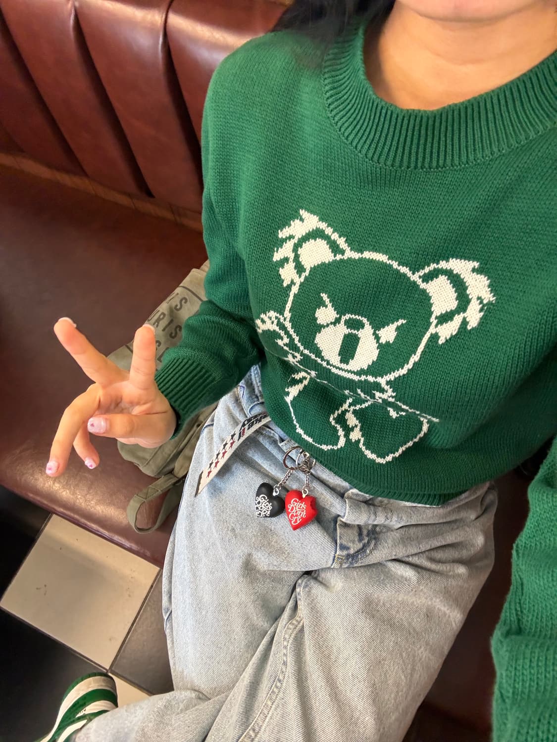 히스테릭글래머 퍽베어 니트 상품이미지1