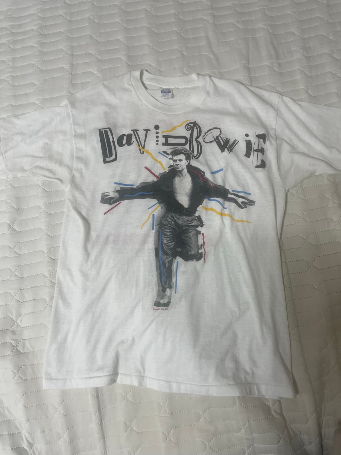 80s 데이비드 보위 투어 티셔츠 상품이미지1