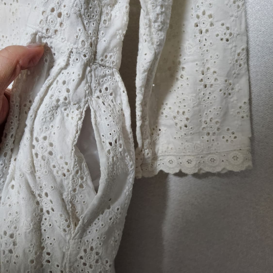 레이스 펀칭 철릭 생활한복 슬림77 상품이미지4