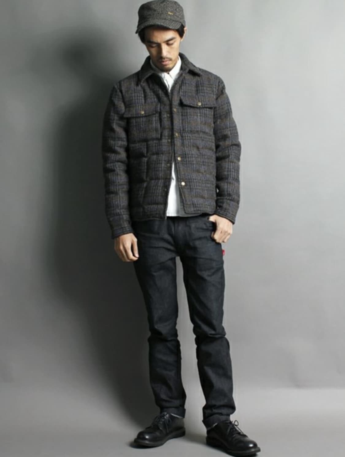 Harris Tweed 헤리 트위드 벤 데이비스 덕다운 자켓 상품이미지1