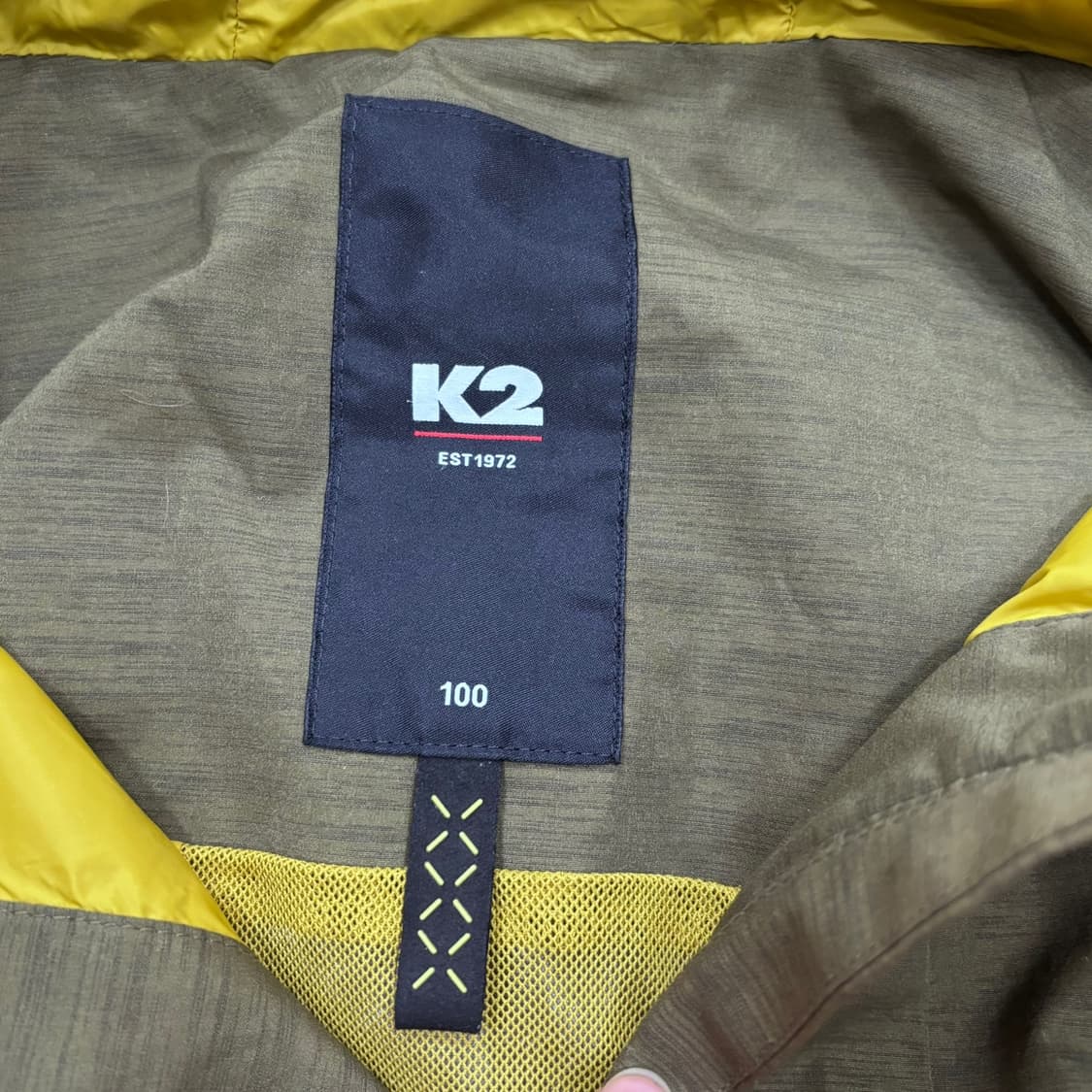 100 K2 방풍 후드 바람막이 자켓 0327E 상품이미지3
