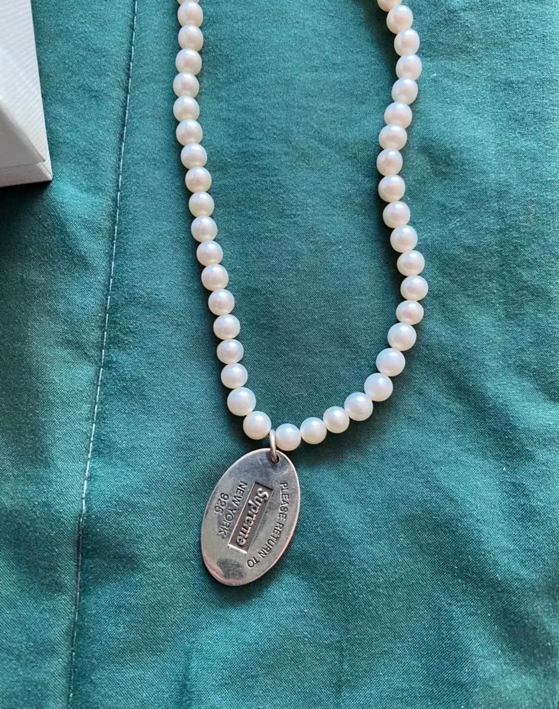 슈프림 티파니 진주 목걸이 상품이미지2